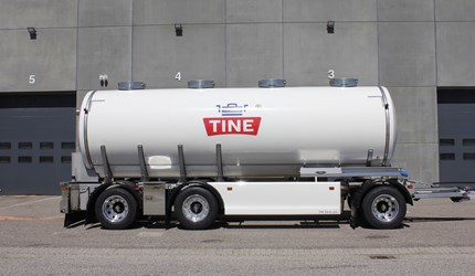 TINE BA - 21.500 liter melketank-tilhenger