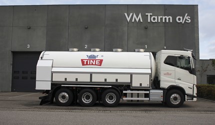 TINE BA - 18.000 liter melketank-påbygg