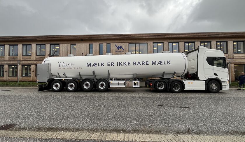 Thise Mejeri - 40.000 liter mjölktank-semitrailer